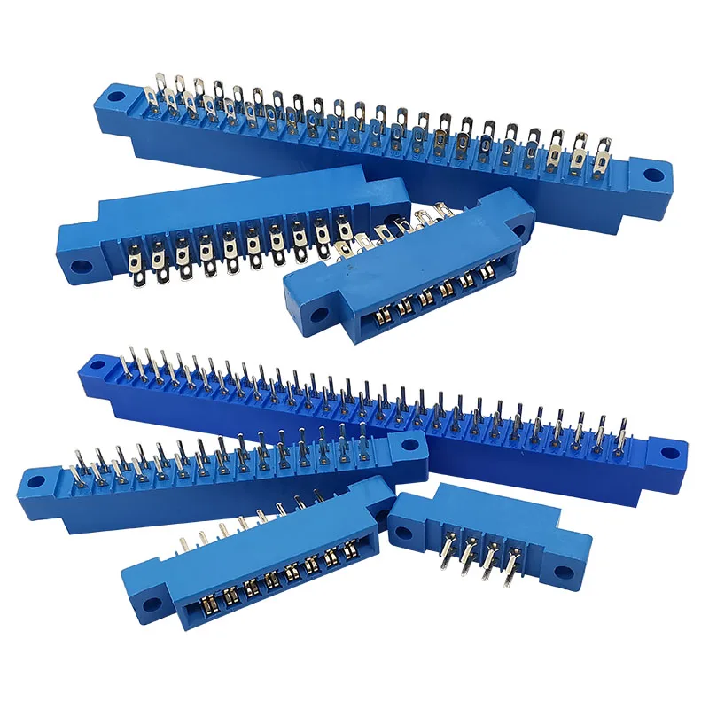 2Pcs 805 Series 3.96mm 8/12/20/24/30/36/44/56/72 Pin PCB Slot Solder Card Edge Connector