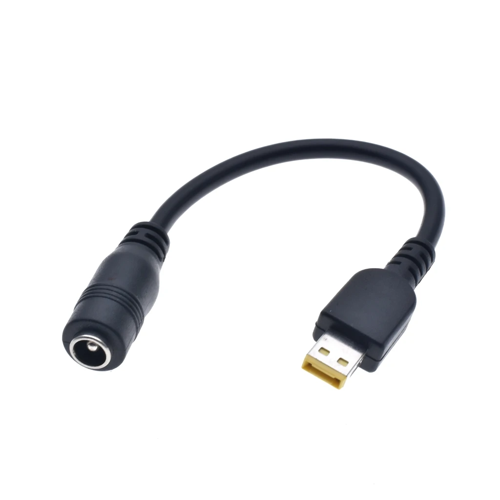 Dc Power Adapter Plug Converter for Lenovo ThinkPad 10 Helix 2 Laptop 5.5x2.5mm Female to Square Plug Connector Notebook Charger image 5
