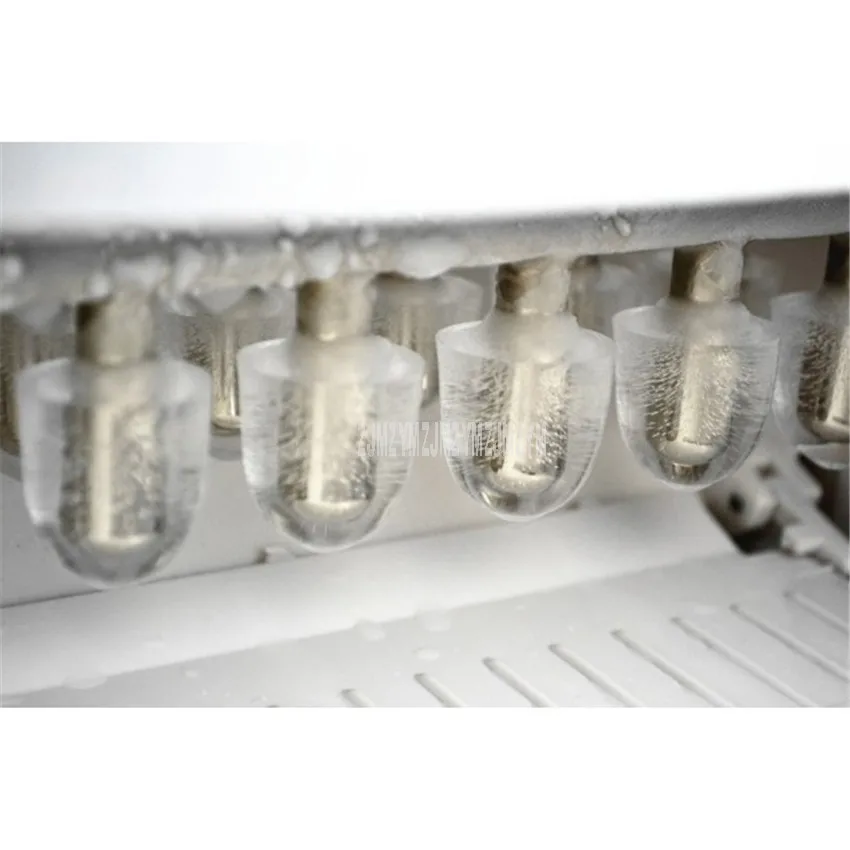 10-15 kg/day ice making machine 상업용 우유 차 커피 바 숍 수동 급수 자동 소형 원형 아이스 메이커 기계