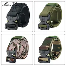 Military Tactical Belt Men Nylon Metal Buckle #2
