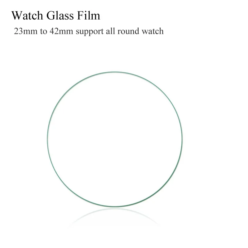 Universal Round 27mm 31 32 33 34 36 37mm 38mm 39mm 40mm 41mm 42mm For samsung S2 S3 gear Case Watch Glass Screen Protector