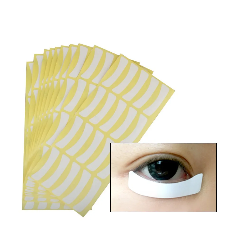 100Pairs Under Eye Pads Stickers Patches For Colorful Mink Fake False Eyelash Extensions Makeup Tool Eyelash Isolation Paper