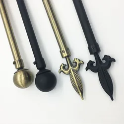 Hanging Rod For Tapestries Telescopic Pole Curtain Pine Cone Roman Rod 60-110CM Not Fade Included Nails