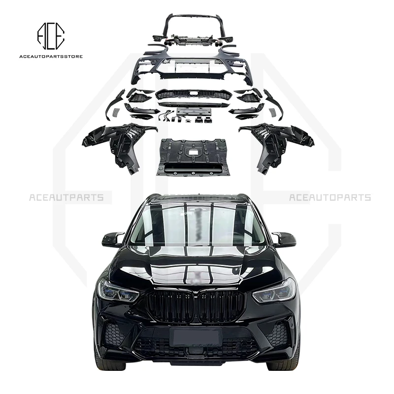 2020 Suitable For Bmw 19-21 New X5 Refitting Big Enclosure G05 Sports m Surrounding X5m Front and Rear Bars Wheel eyebrow