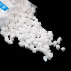 Dental Cleansing Cotton Ball Disposable Oral Orthodontic Disinfection Ball Tampons Skimmed Teeth Care Tool Tampons Skimmed Ball