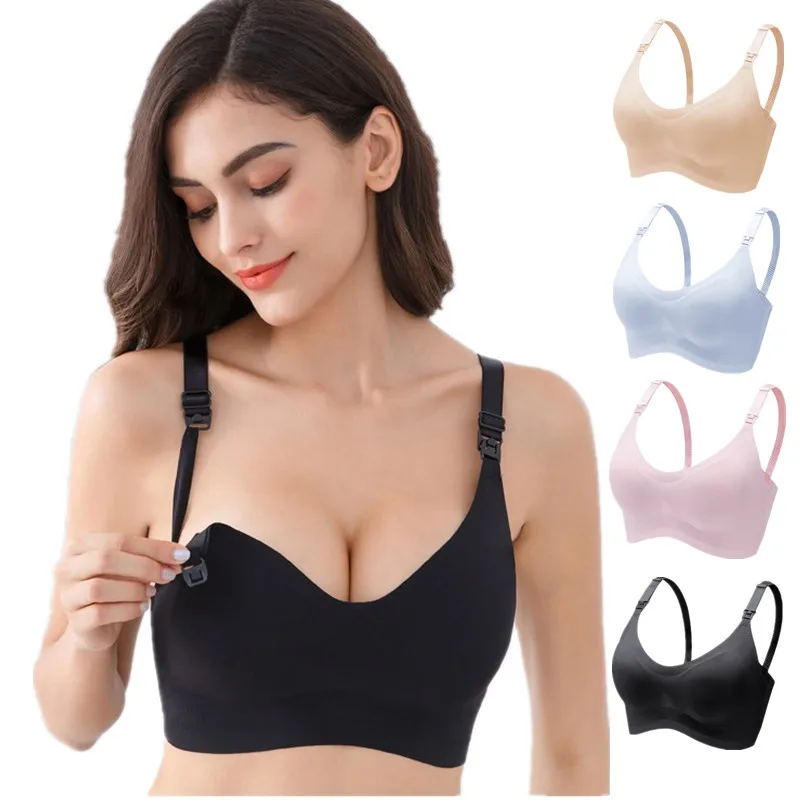 

New Maternity Bra Nursing Bras Pregnancy Cothes for Pregnant Women Underwear Breastfeeding Bra Soutien Gorge Femme No Trace