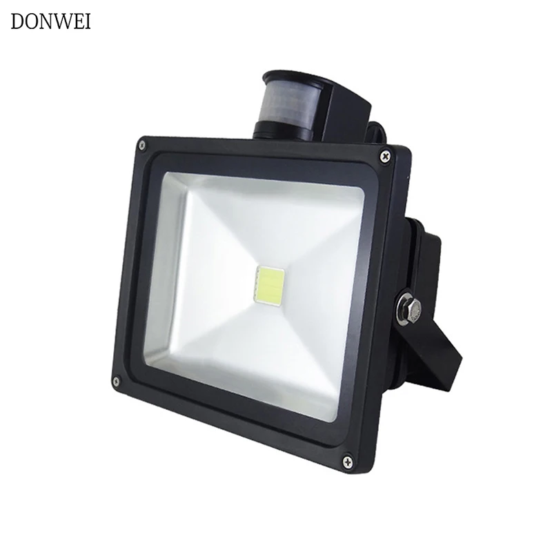 

10W 20W 30W Motion Sensor Led Flood Light Outdoor Waterproof 220V Spotlight Floodlight Wall Lamp for Garden Grassland Highway