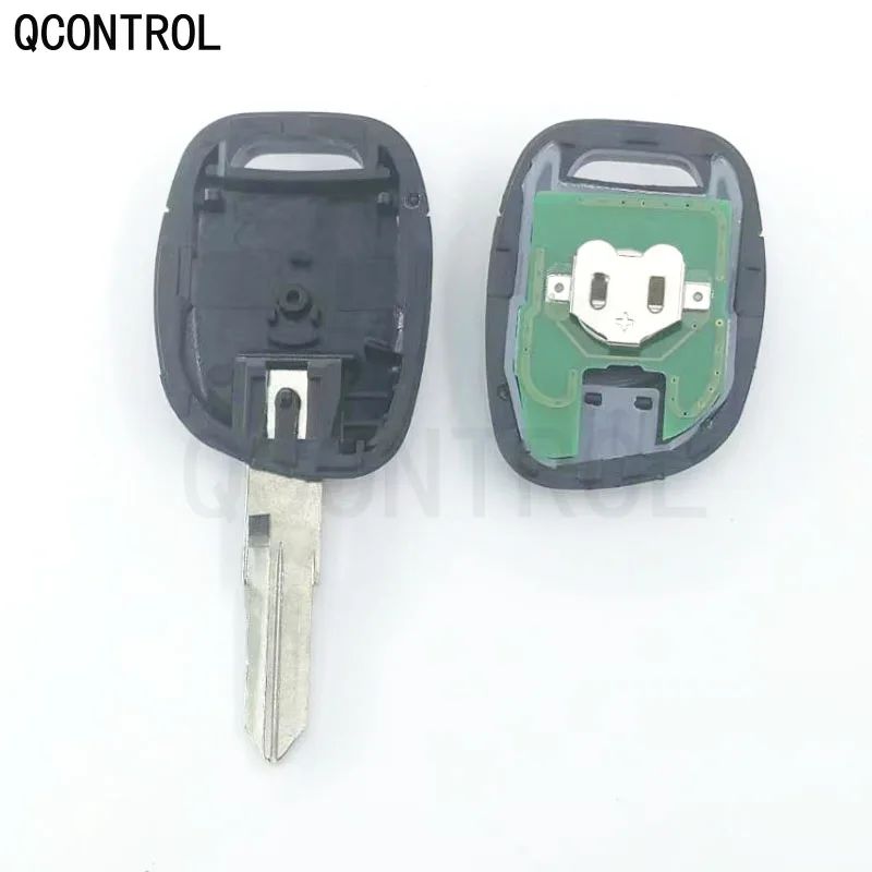 QCONTROL Car Remote Key Suit for Renault Master Clio Twingo Kangoo PCF7946 Chip 433MHZ  VAC102 Blade