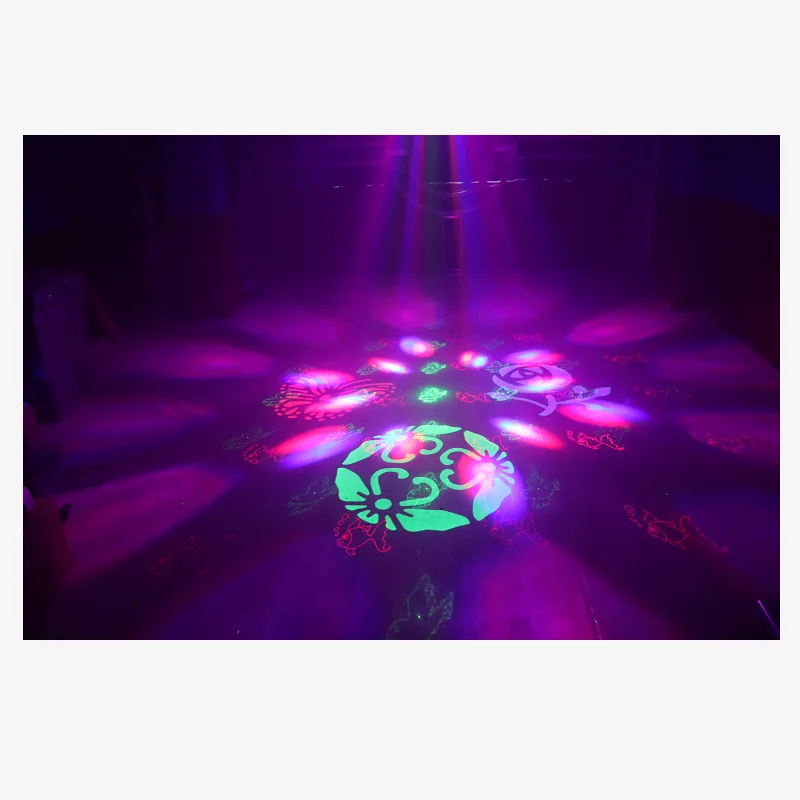 New Arrived LED Mini 4in1 Effect Light Magic Ball Water Ripple Bee Eyes Laser Pattern Strobe Effect Light LED Stage Dj Light