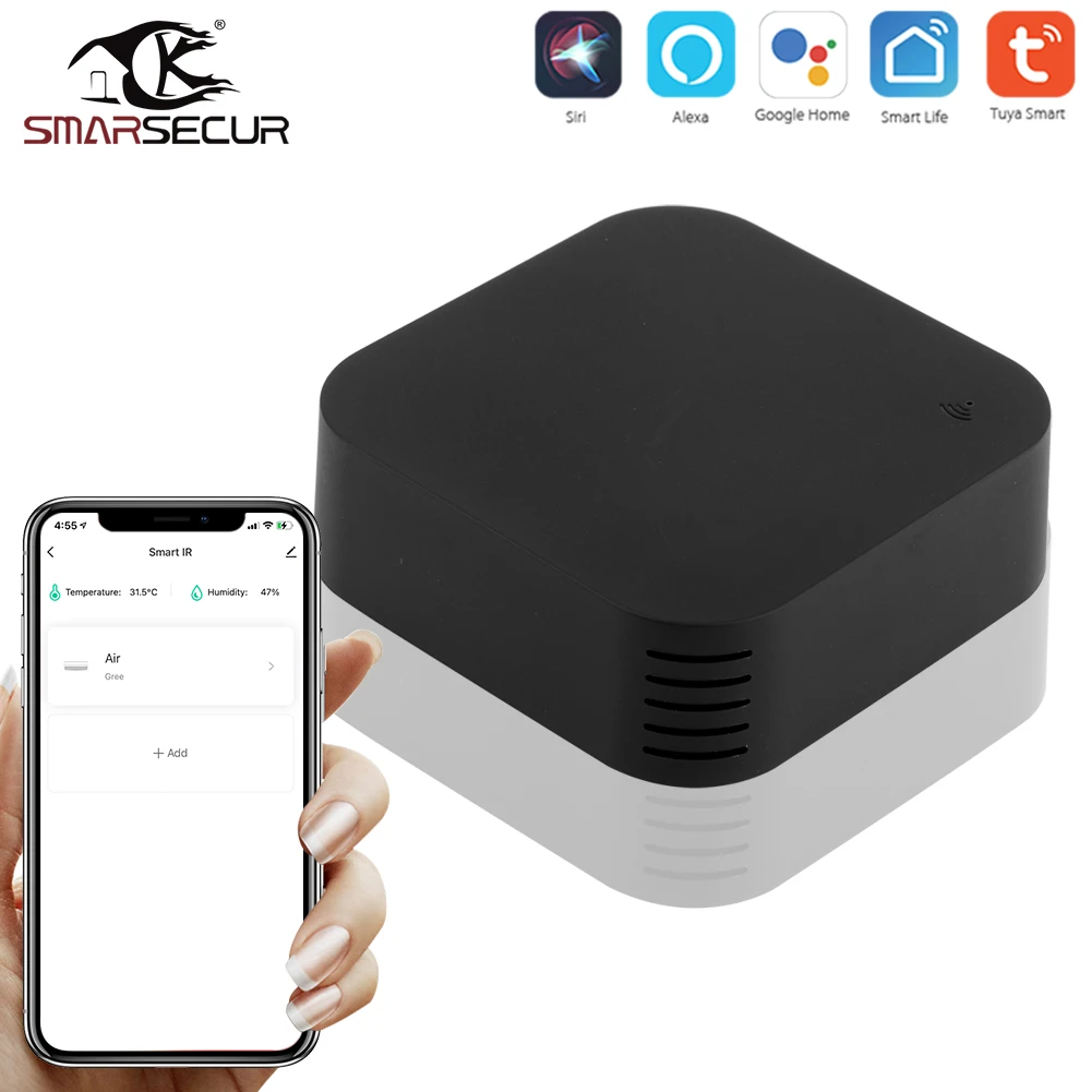 

Smarsecur IR Universal luminosity Intelligent WiFi/ Wireless Remote Controller Via Phone Smart Home Automation