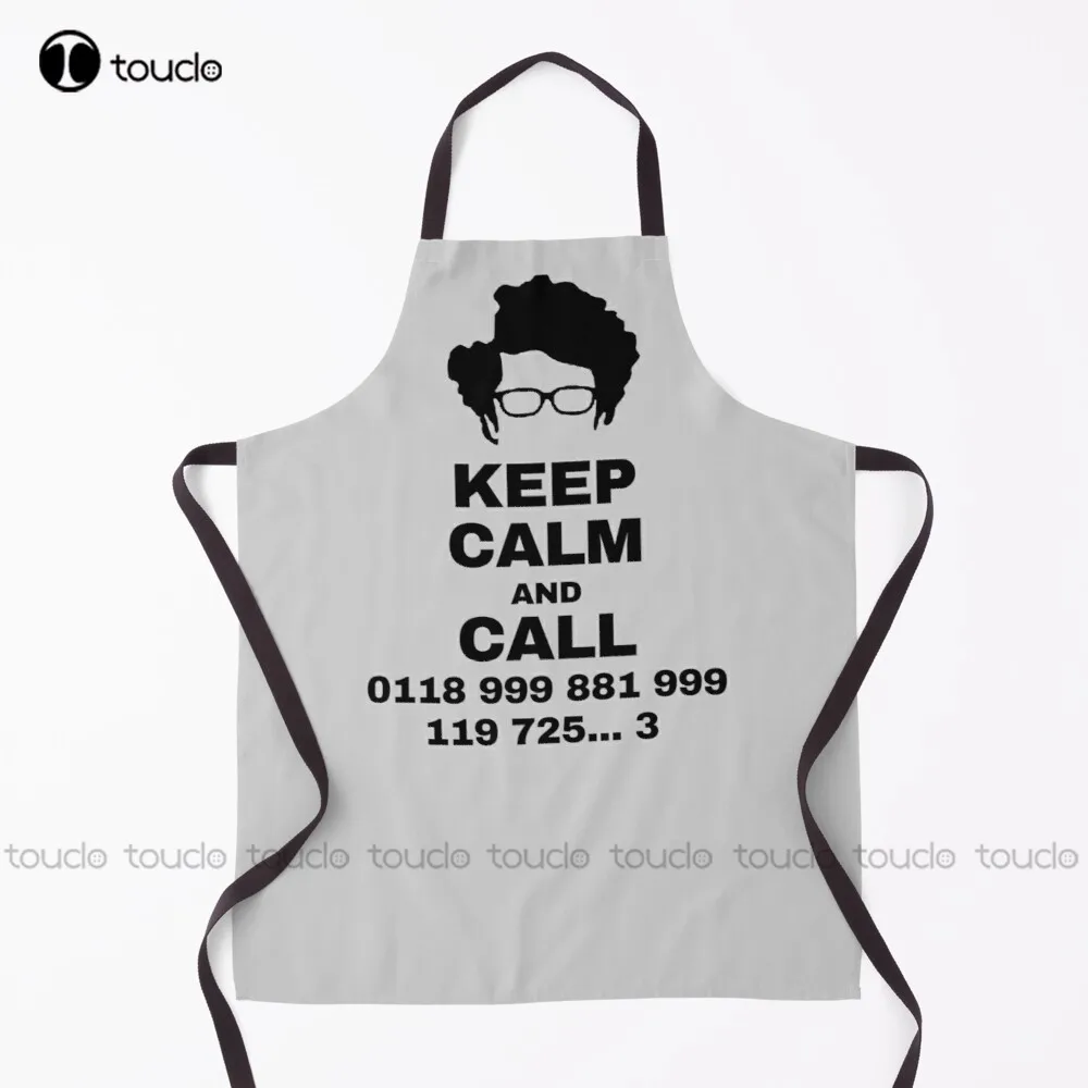 New Keep Calm And Call 0118 999 881 999 119 725... 3 Crowd It Crowd Geek Apron Aprons For Girls Unisex