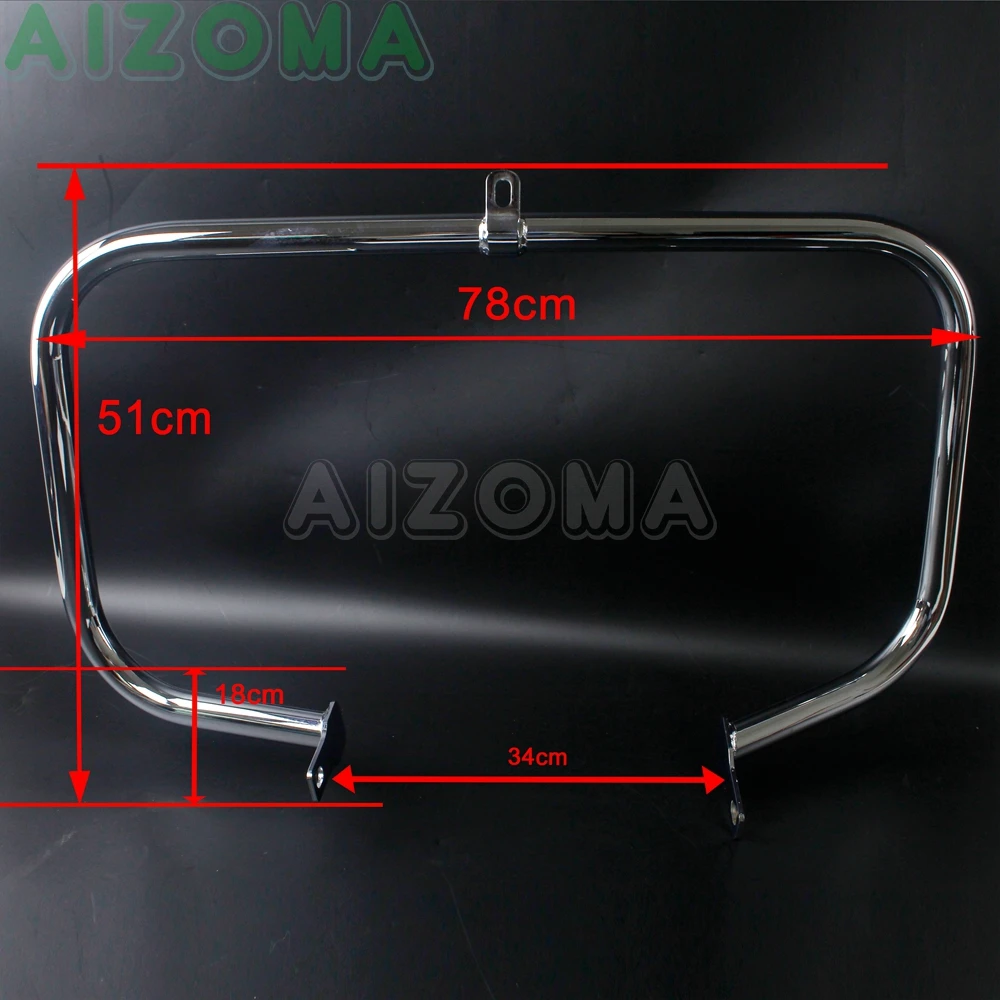 Osłona silnika motocykla Protector Chrome autostrady pasek awaryjny dla Honda Shadow Aero VT750C VT750 VT400 2004-2011 2008 2009 2010 — zdjęcie 6
