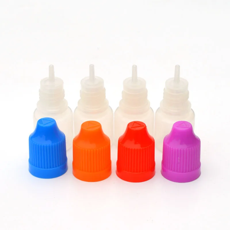 

20pcs PE 3ml Plastic Dropper Bottle Empty 3mm Needle Bottles With Childproof Cap E Liquid Vials