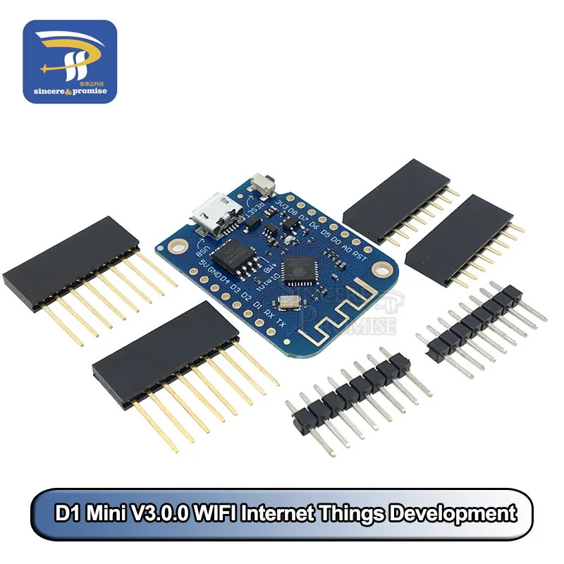 4 X NodeMCU ESP8266-12F WiFi Board – 5V D1, CH340G, 4MB Flash, USB Type-C, Per Progetti IoT E Arduino