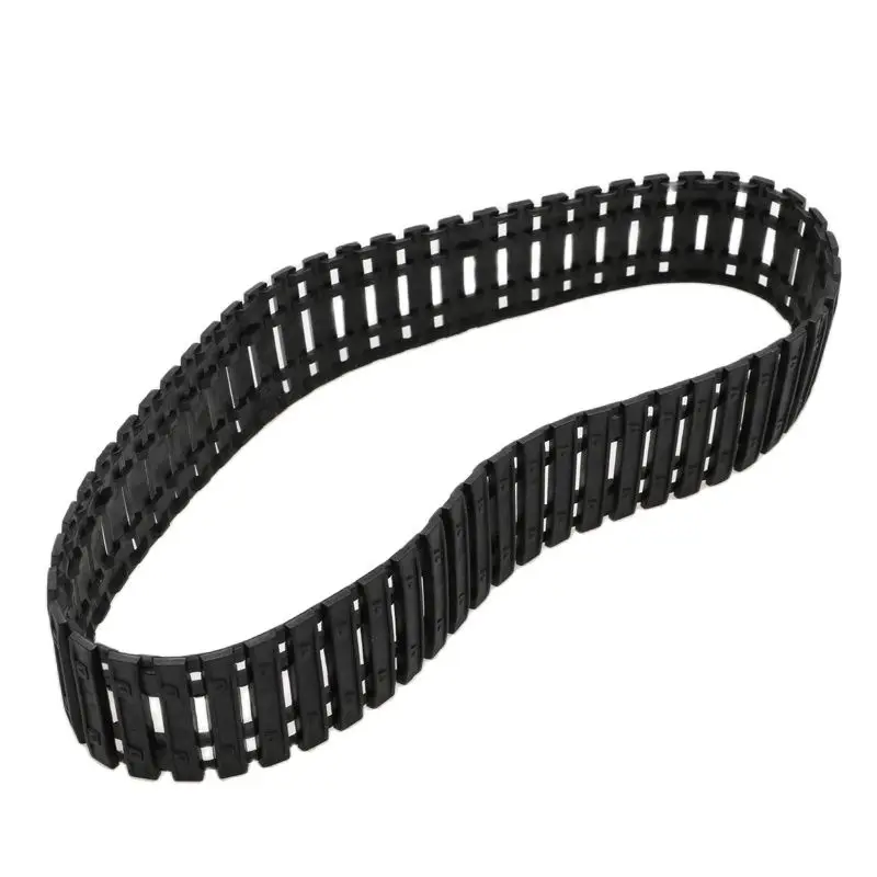 2PCS Rubber Tracks Caterpillar Tank Chassis 66/53/42cm Closed Track Tires for Rock Crawler RC Digger Excavator Wheel Spare Parts