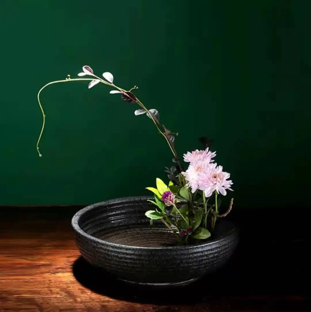 

Ceramic Flower Pot Vintage Hotel Tea Room Fresh Flower Decor