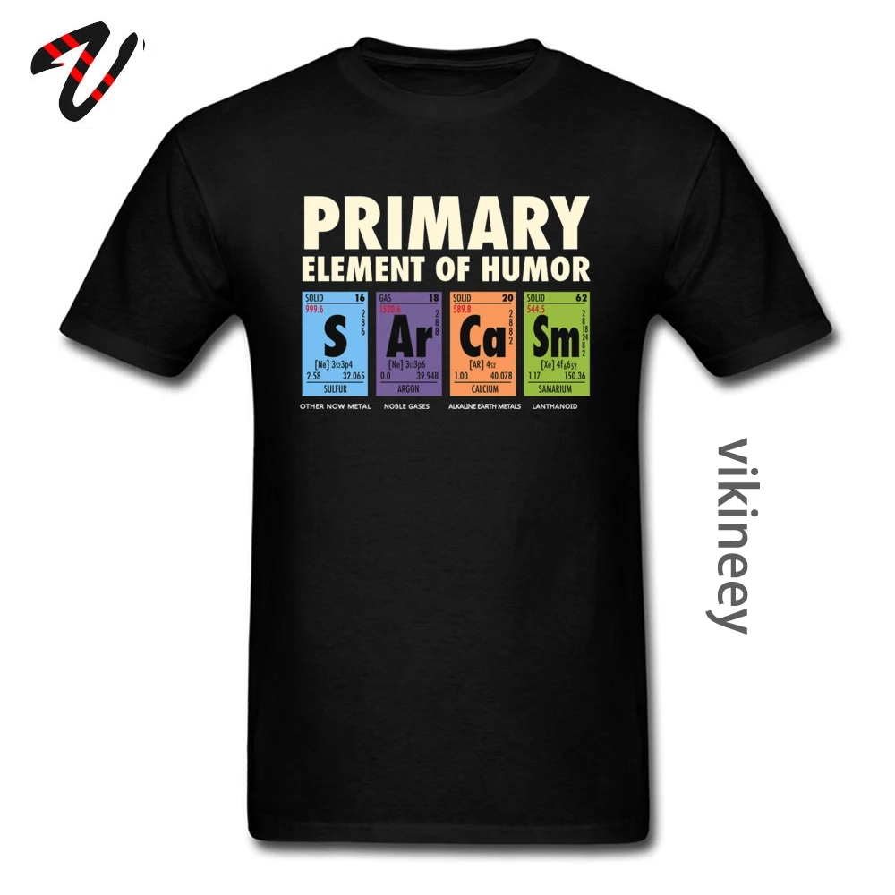 Periodic Table Of Humor SArCaSm Chemistry Tshirt Copernicium Science Primary Elements Theory Pciture Men\'s Summer T Shirt Math