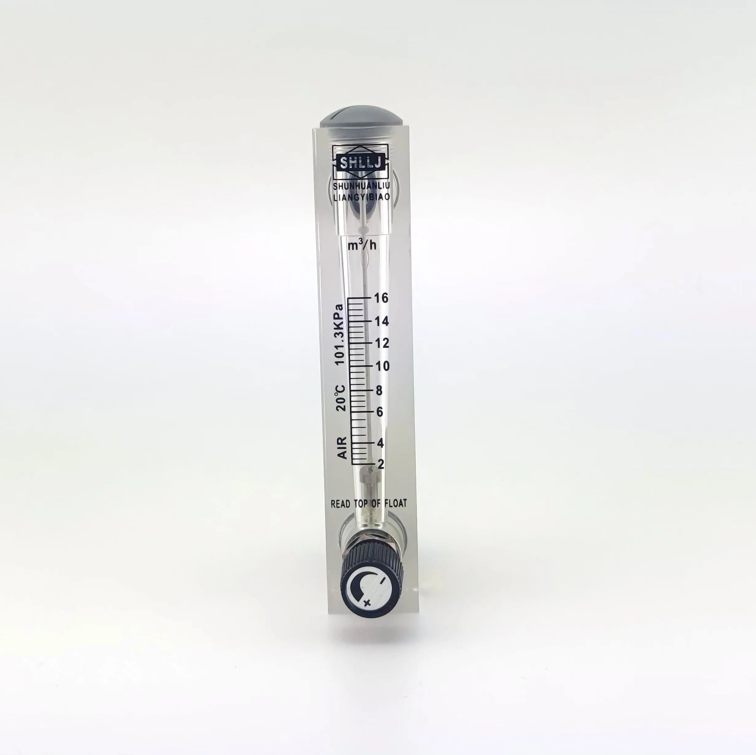 LZM-15 panel type flowmeter(flow meter) for gas/air with control valve  1/2BSPT or NPT Screw thread