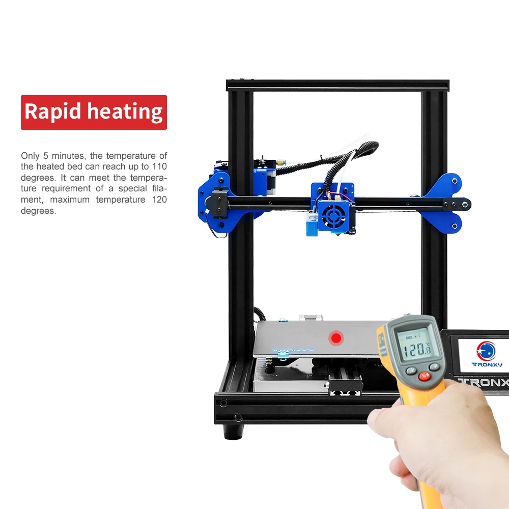 Stampante 3D Tronxy XY-2 PRO con filamento PLA Impressora Drucker piastra di costruzione 255*255mm montaggio rapido alta precisione per principianti