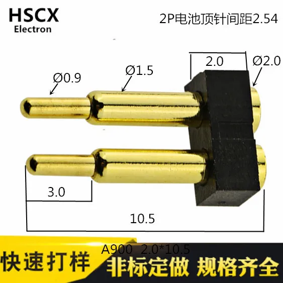 

Pogo Pin Connector Multi-pin High Current Battery Thimble Charging Pin Contact Pin Spring Probe Female Seat