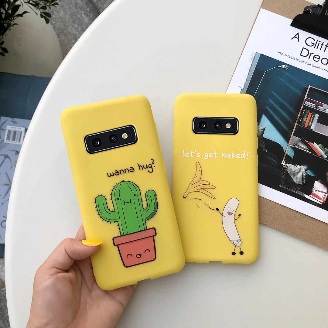 Case For Samsung Galaxy S10e Phone Case tpu Soft Silicone Cute Funny Cartoon Cover Case For Samsung Galaxy S10e G970F S 10e Case