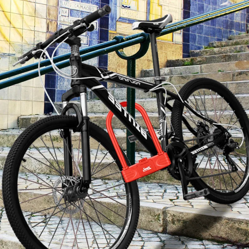 Candado de cadena de bicicleta antirrobo y corte, candado de aleación de acero para motocicleta, código de Cable de bicicleta con contraseña