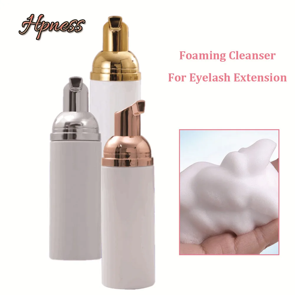 High Quality 60ml Eyelash Shampoo Gentle Cleansing Eyelashes/Grafting Extension Eyelashes Mousse Foam Pro Eyelash Cleaner