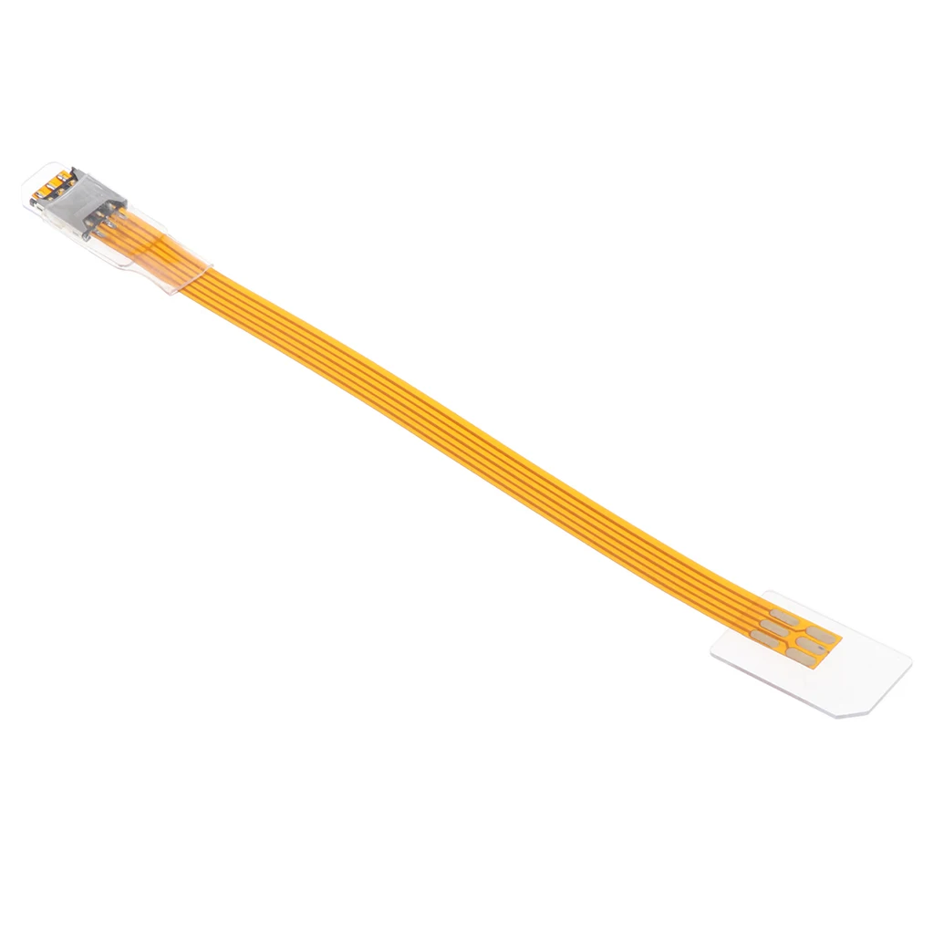 2D150Y karta SIM do gniazda karty Nano konwerter przedłużacz 16.5 cm złoty