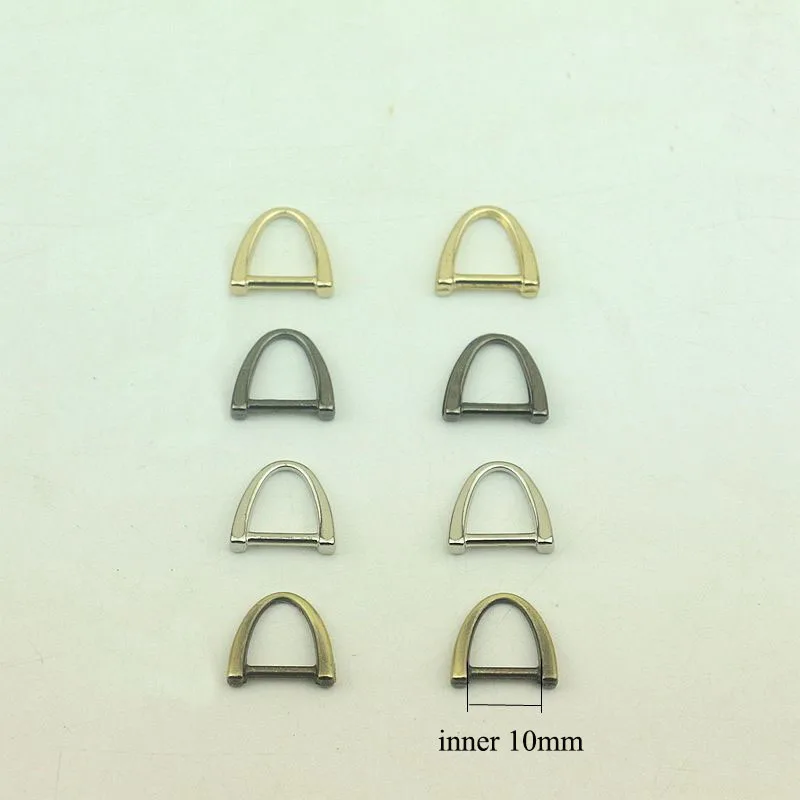 

100Pcs 10mm O D Ring Metal Belt Buckles for Bags Strap Hanger Hook Buckle DIY Handbag Hardware Craft Sewing Accessories