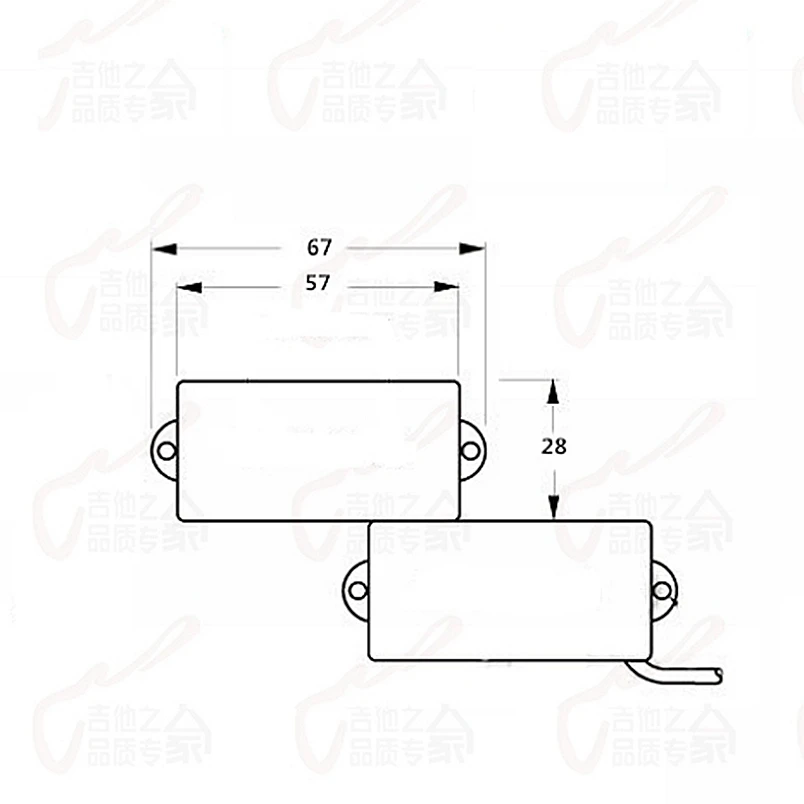 لاقط الجهير/P-Bass ، أصلي ، ألماني ، MEC 4/5 أوتار