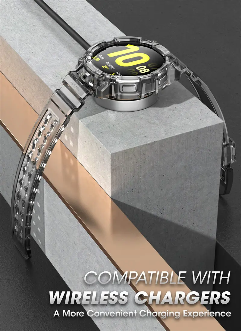 For Samsung Galaxy Watch 4 Case (44mm) SUPCASE UB Pro Rugged Protective Cover with Strap Watch Bands For Galaxy Watch 4