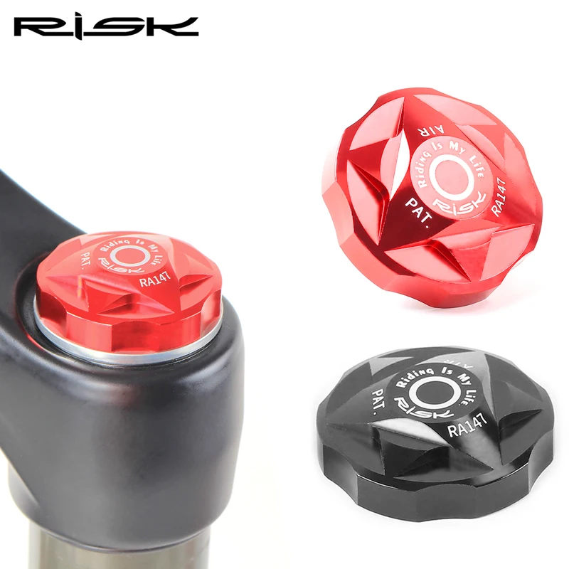 Risk Bicycle Suspension Parts Fork Shoulder Cover Mountain Bike Air Fork Protector Aluminum Alloy Dust Cover  Mtb Fork Parts