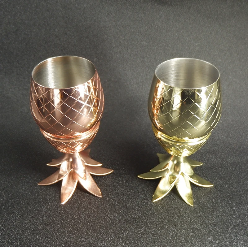 Mini 60ml(2oz)Pineapple Tumbler / Mug Moscow Mule Mug  Cocktail Drinking Cups Mugs Bar Tool