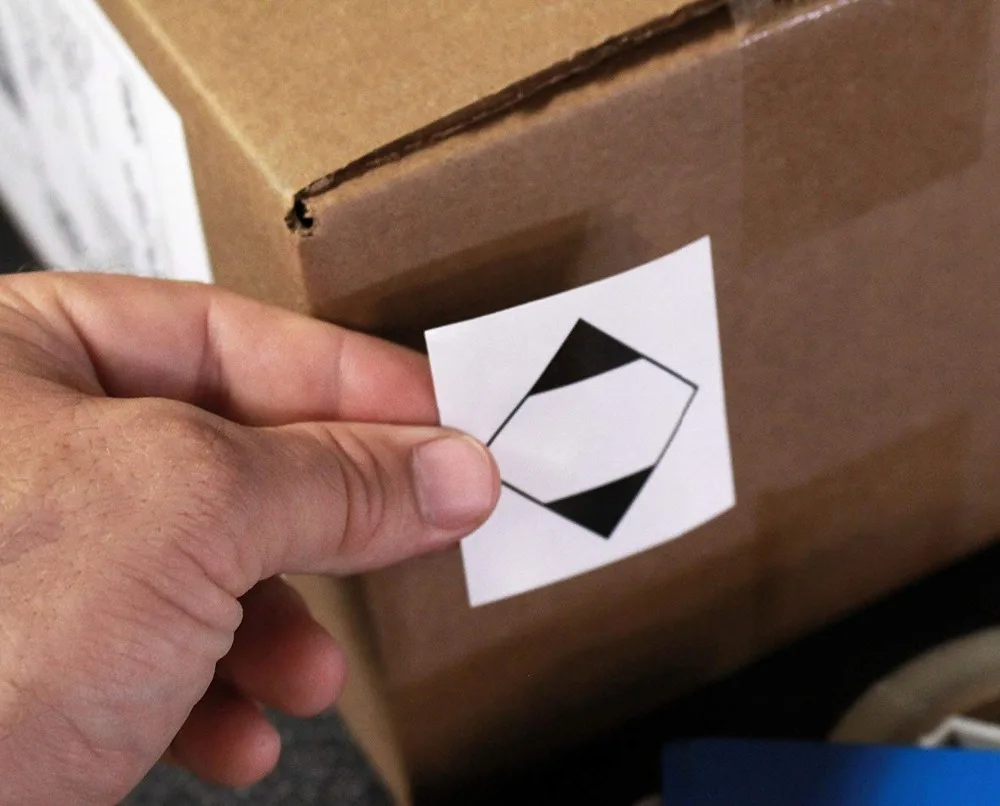 2 Inch 500 Pcs Vierkante Label Verzending En Verzending Label Permanente Sticker Voor Carton Markering