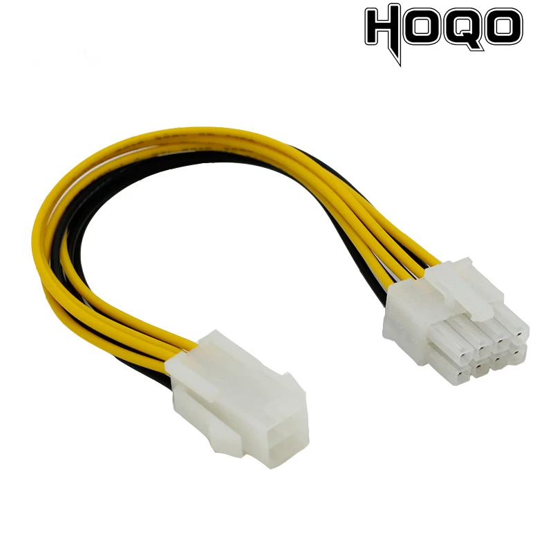 

50Pcs 4 Pin To 8 Pin Lead Extension CPU Power Converter cable Supplies ATX Compute Motherboard Adapter 4pin Male To 8pin Female