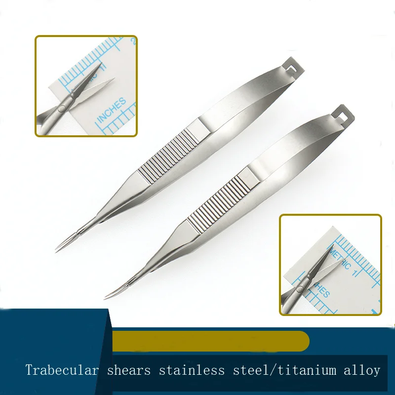 Instrumento De Cirurgia Plástica, Tesoura Trabecular, Pálpebra Dupla Tesoura