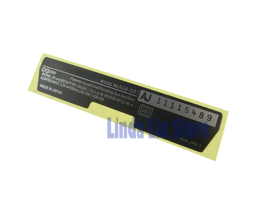 200 PCS ใหม่ป้ายกลับสติกเกอร์สําหรับ Gameboy ADVANCE/ SP/ สีสําหรับ GBA/ GBA SP/ GBC/GBP เกมคอนโซล