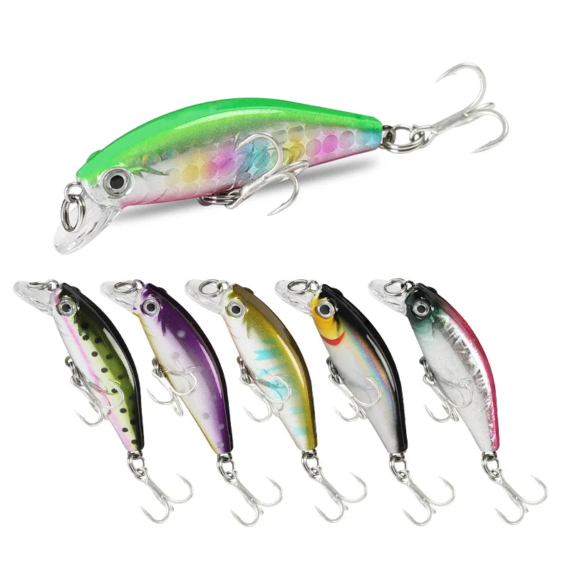 Lure Minnow Sea Bait 오징어 지그 Shad Spinner bait Small Fishes 5.5cm 6.3g Wobbler Goods For Fishing Hard Tinsel Jigging