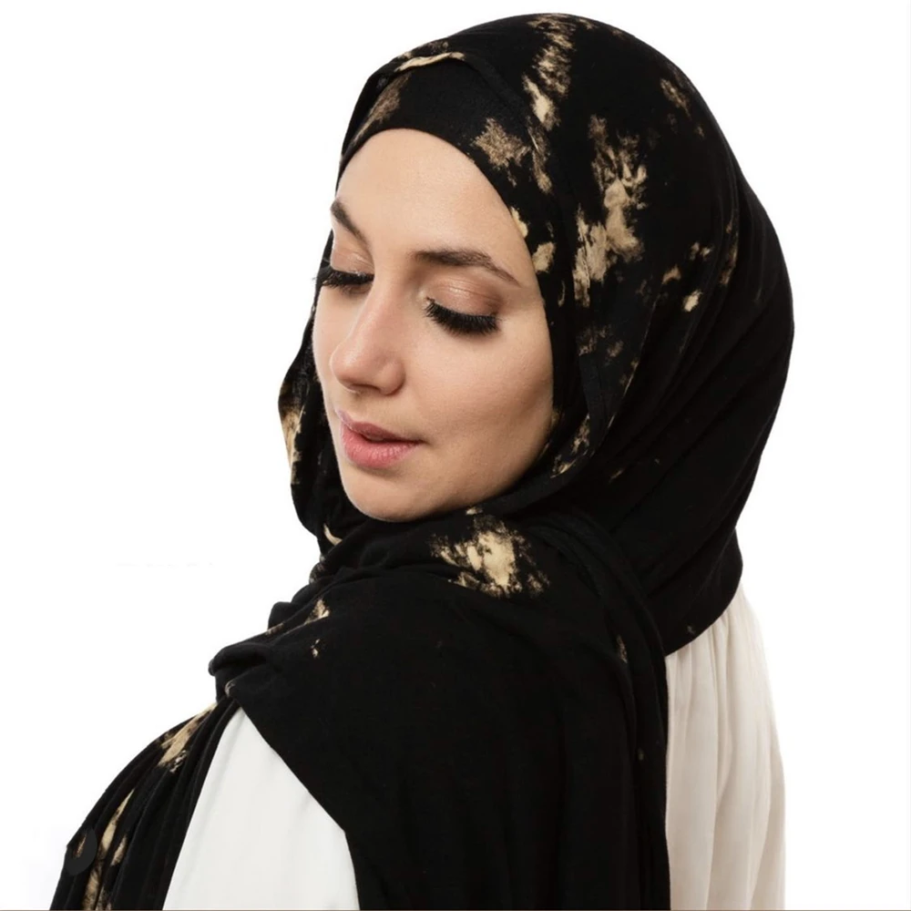 New black viscose hand-dye viscose tassles Soft cotton scarf lady wraps Islamic bandana Muslim hijab Long muffler 10 pcs/lot