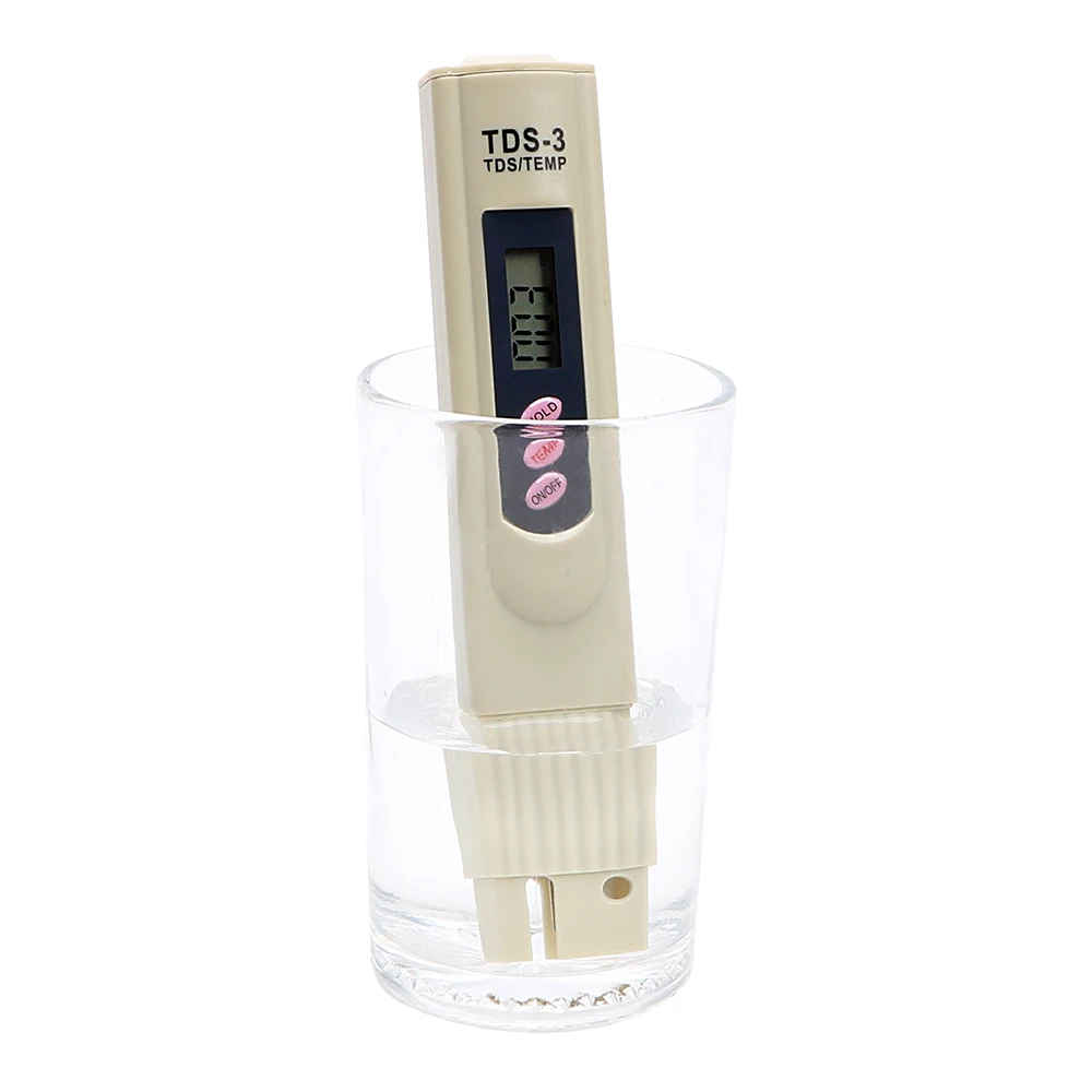 PH TDS Meter Tester 0-9999 PPM Water Meter Quality Testing Pen TEMP/PPM Portable Water Purity Filter Measuring Tools