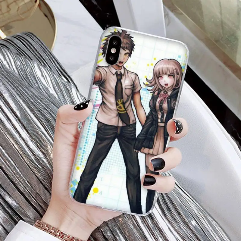 Makoto Nagito Komaeda Anime Phone Case for iphone 13 8 7 6 6S Plus X 5S SE 2020 XR 11 12 mini pro XS MAX