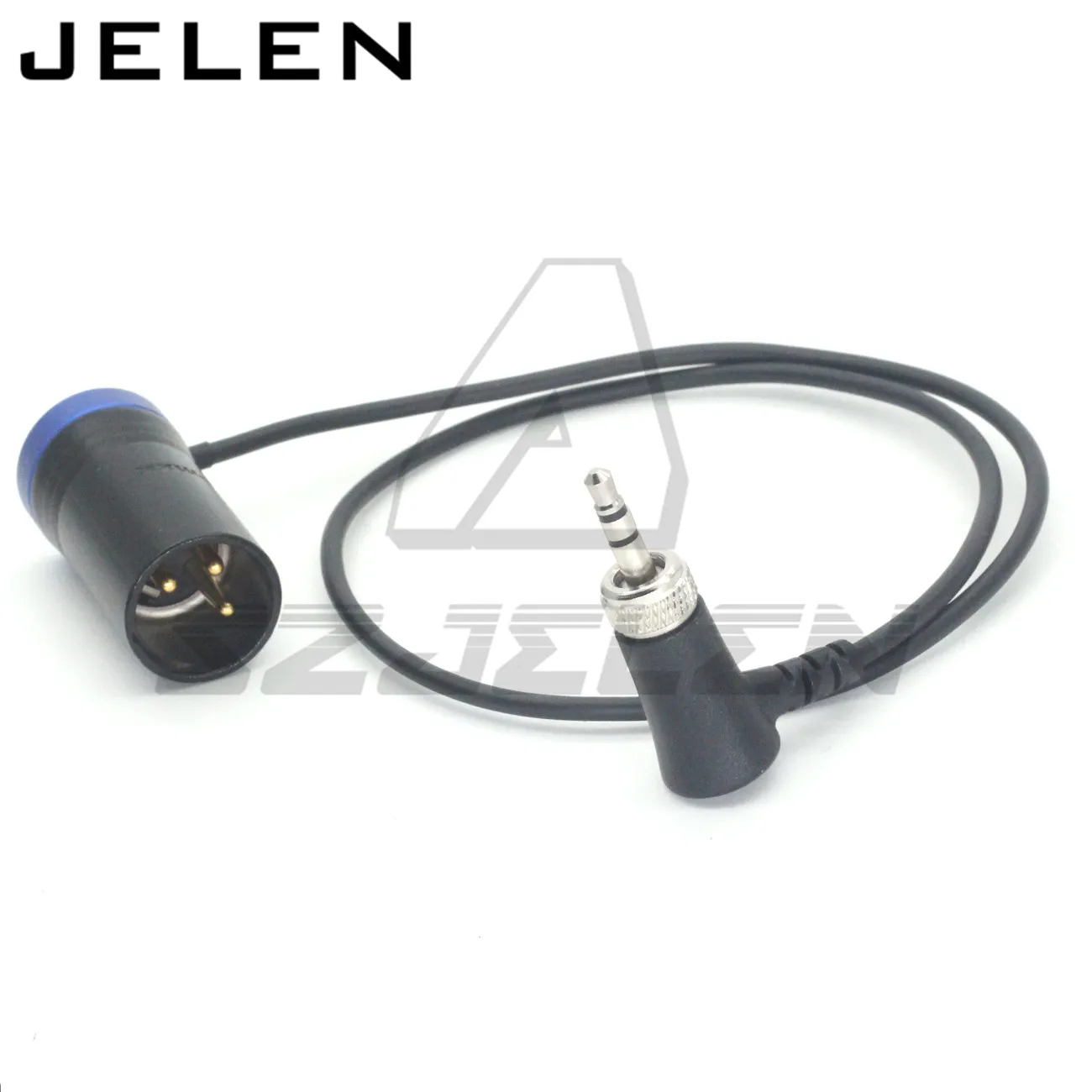 Low-Profile XLR NEUTRIK 3pin XLR male to 3.5 Audio elbow with lock for Sennheiser ,Sony D11 Headphone return audio cable