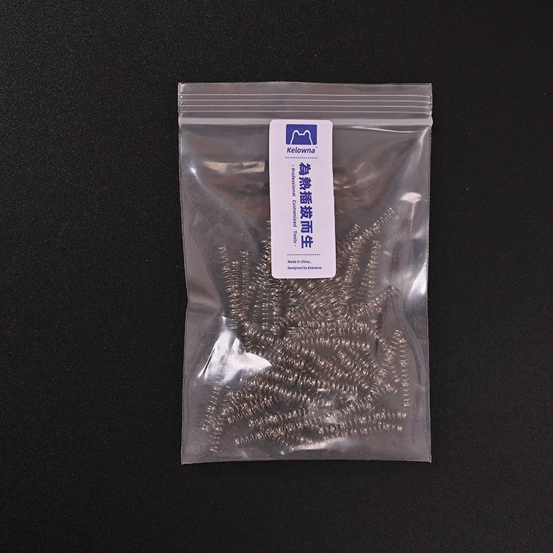 110pcs/pack Mechanical Keyboard Switch Spring Three-Section Switches Spring Replacement Modification Repair MX Customized