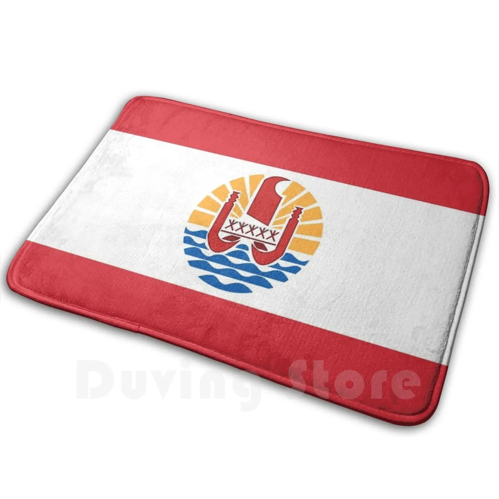 French Polynesia Soft Non-Slip Mat Rug 250 Carpet Cushion French Polynesia Seal Polynésie Fran ? Aise Pōrīnetia Farāni