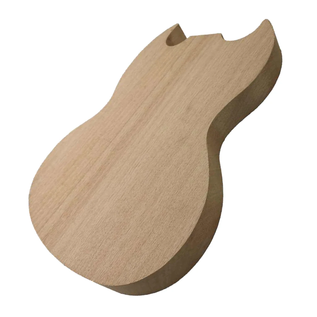 Okoume Wood Electric Guitar Body Blank Material Luthier Supply Guitar Making Kit