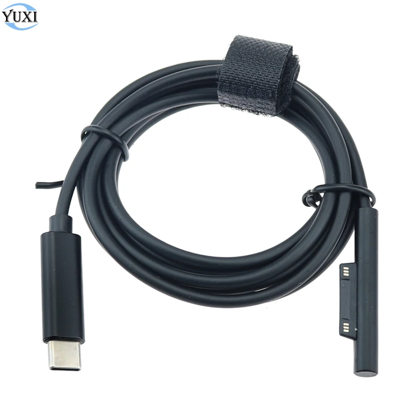 

Зарядное устройство YuXi USB Type-C, 65 Вт, 15 В, 3 А, PD, кабель для быстрой зарядки для Microsoft Surface Pro 7/6/5/4/3 Book/Book 2