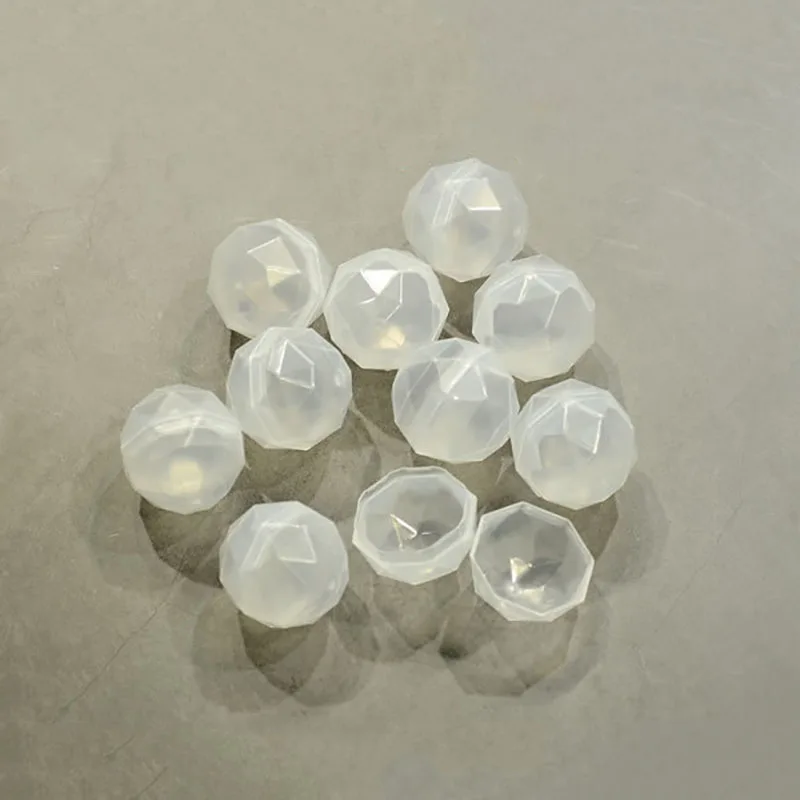 

100pcs 45mm Transparent Diamond Plastic Ball Clear Plastic Capsules for Toys Vending Birthday Wedding Party Supplier Gift Pack