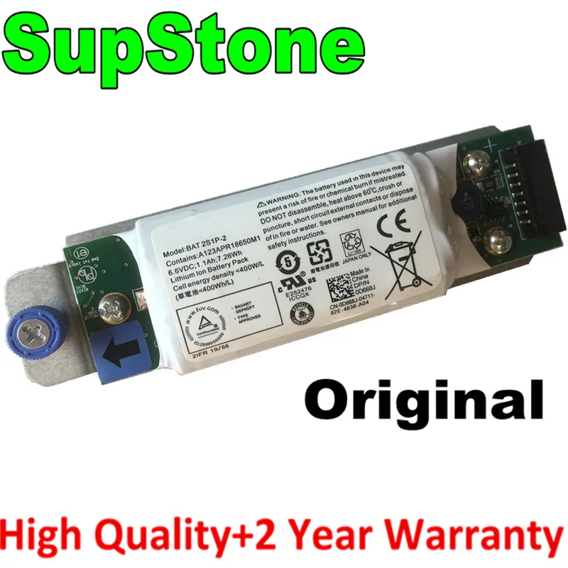 

SupStone New BAT 2S1P-2 0D668J Controller Battery For Dell PowerVault MD3200 MD3200i MD3220i MD3800F MD3260 MD3660I MD3820F