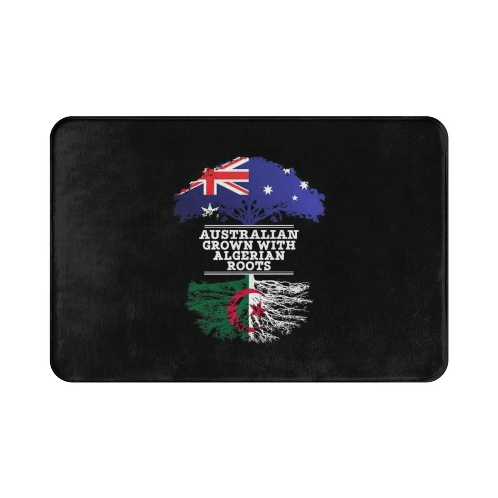 Australian Grown With Algerian-Gift For Algerian From Australia With Country From Algeria Funny Print Reusable