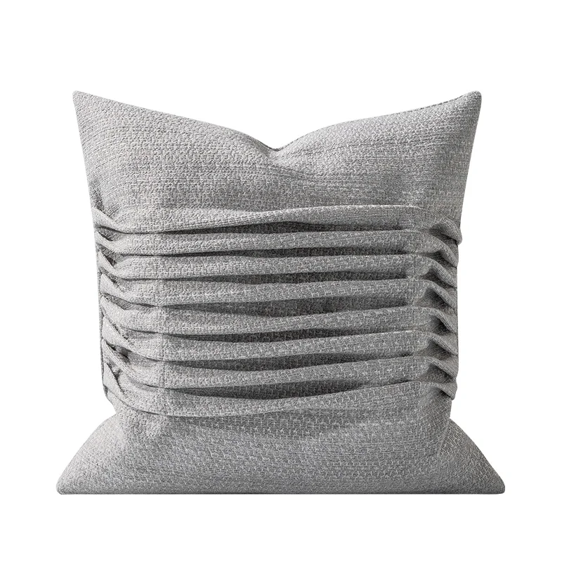 

Light Grey Cushion Cover Europe Home Decorative Cushions For Living Room Sofa Waist Pillowcase 45x45cm/30x50cm